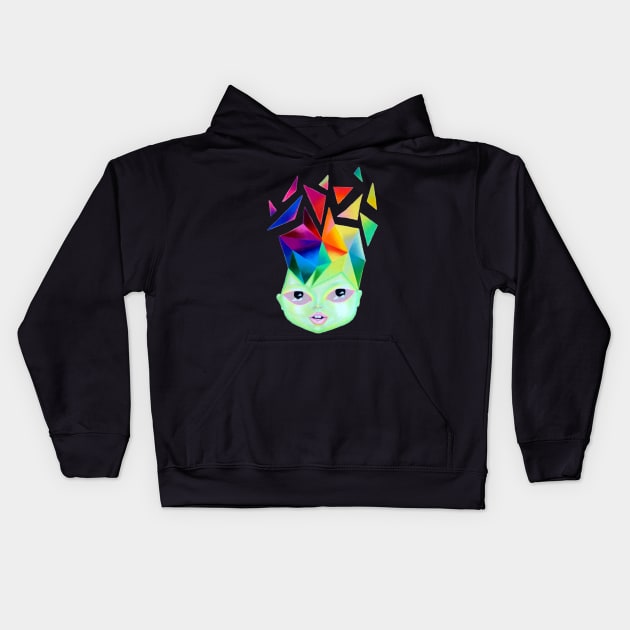 Mind Blowing Kids Hoodie by 1Redbublppasswo